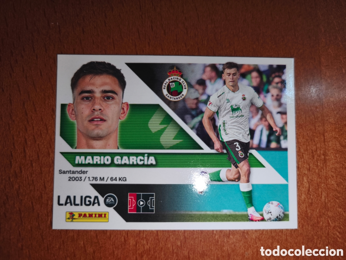 Figurine di Calcio: Mario Garc&iacute;a n&deg;9B liga este 26/27 Racing