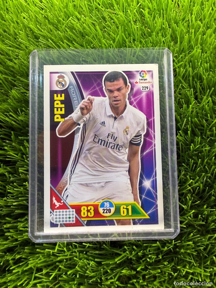 Cromos de Futebol: N&ordm; 229 Pepe Real Madrid CF Adrenalyn XL 16 17