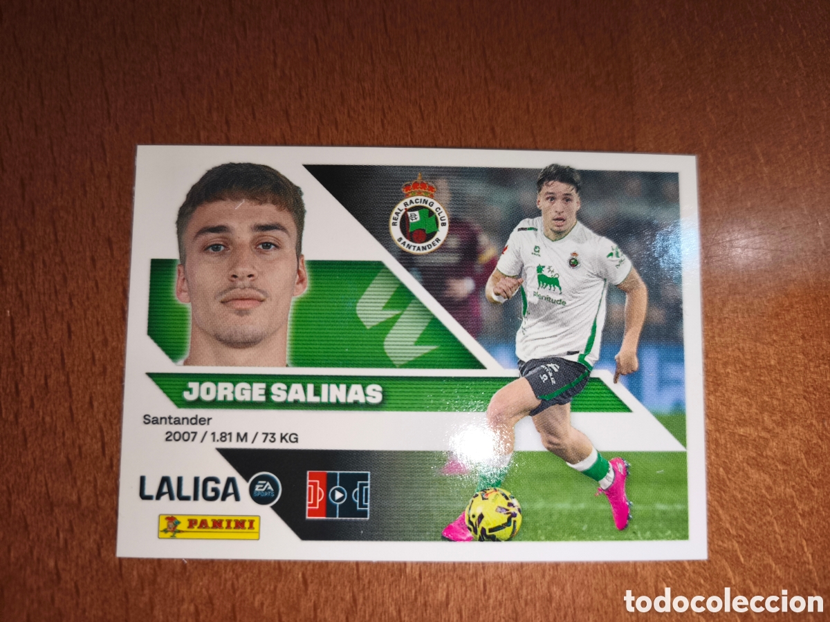 Cromos de Futebol: Jorge Salinas n&deg;10 liga este 26/27 Racing