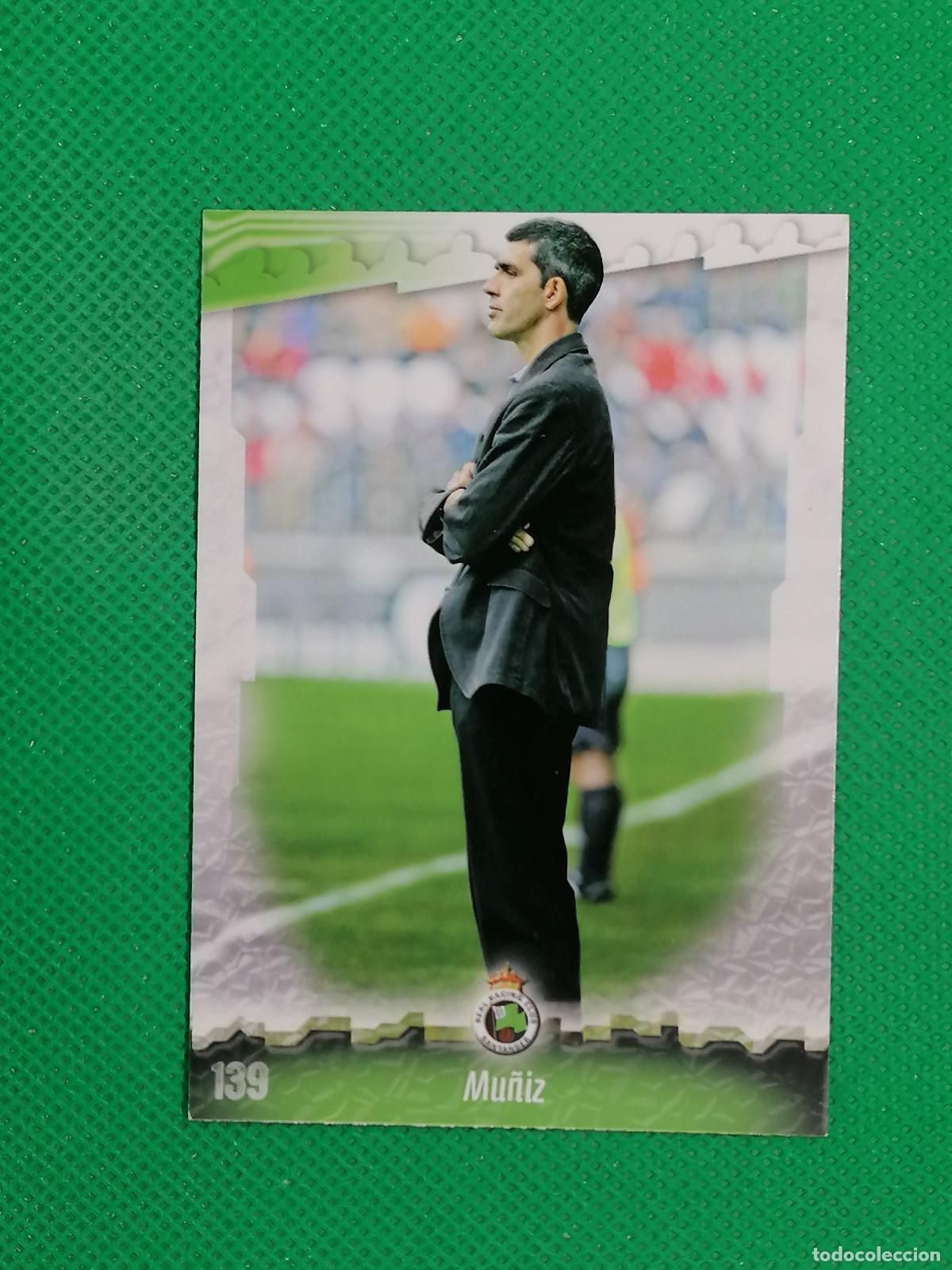 Cromos de Futebol: 139 MU&Ntilde;IZ RACING SANTANDER ⚽ MUNDICROMO LAS FICHAS DE LA LIGA 08 09 2008 2009 ⚽