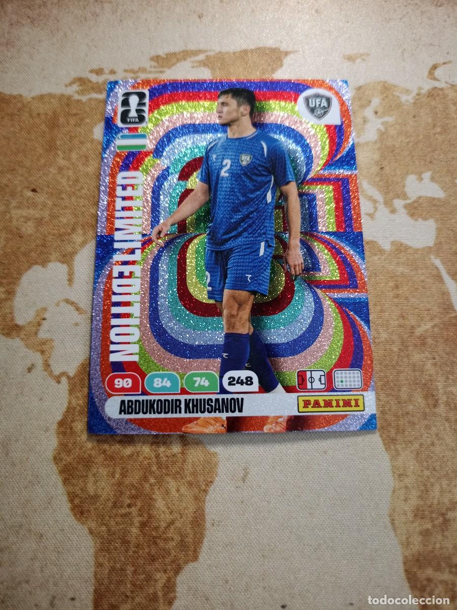 Cromos de Futebol: Limited Edition ABDUKODIR KHUSANOV Adrenalyn WORLD cup 2026