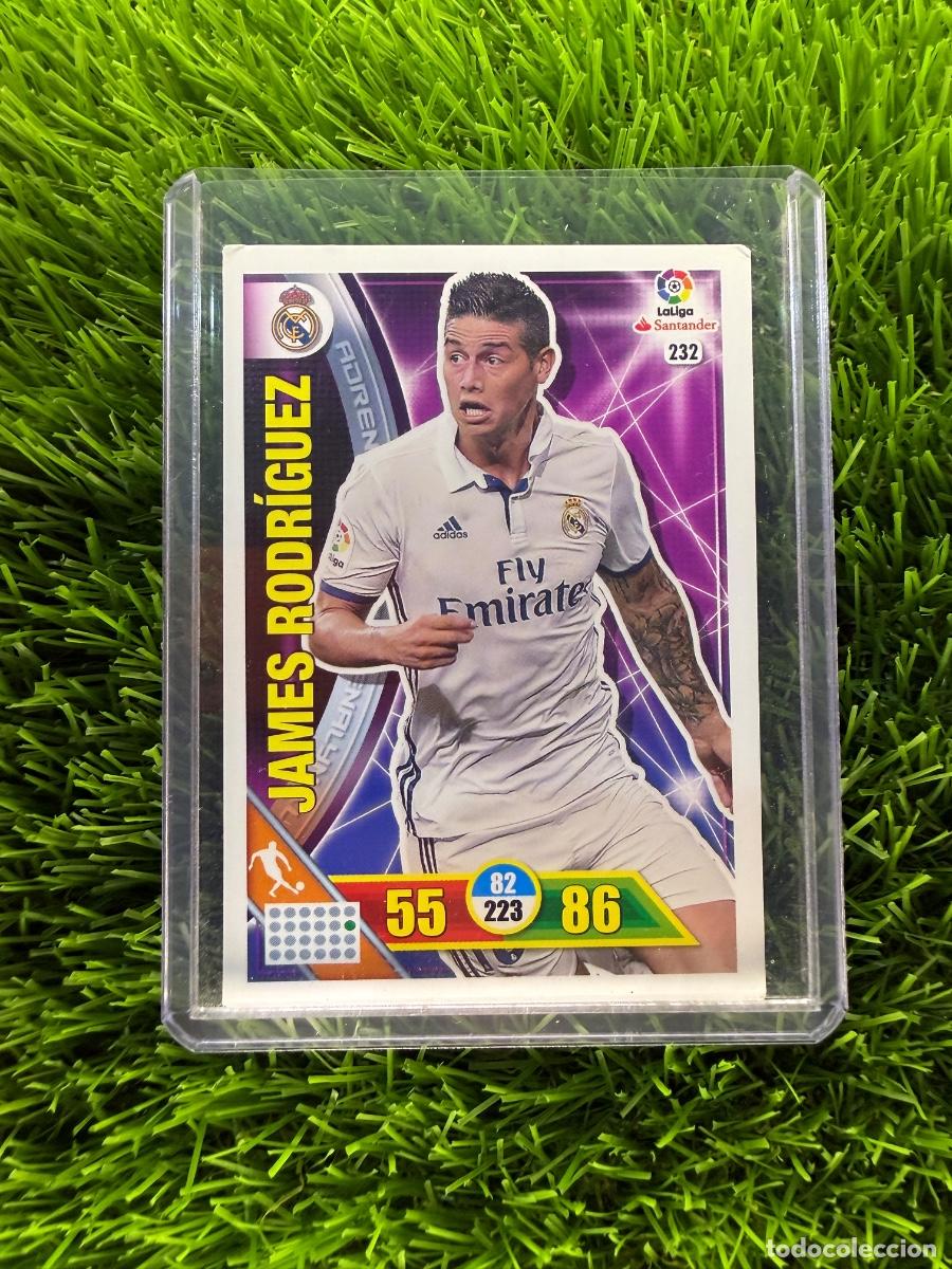 Cromos de f&uacute;tbol: N&ordm; 232 James Rodr&iacute;guez Real Madrid CF Adrenalyn XL 16 17
