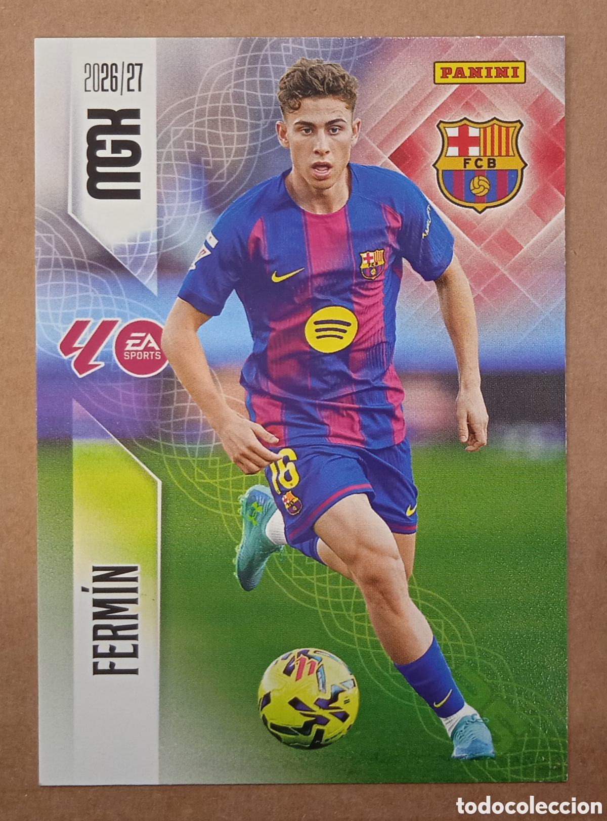 Cromos de f&uacute;tbol: FERMIN FC BARCELONA 2026 27 PANINI MEGACRACKS 86