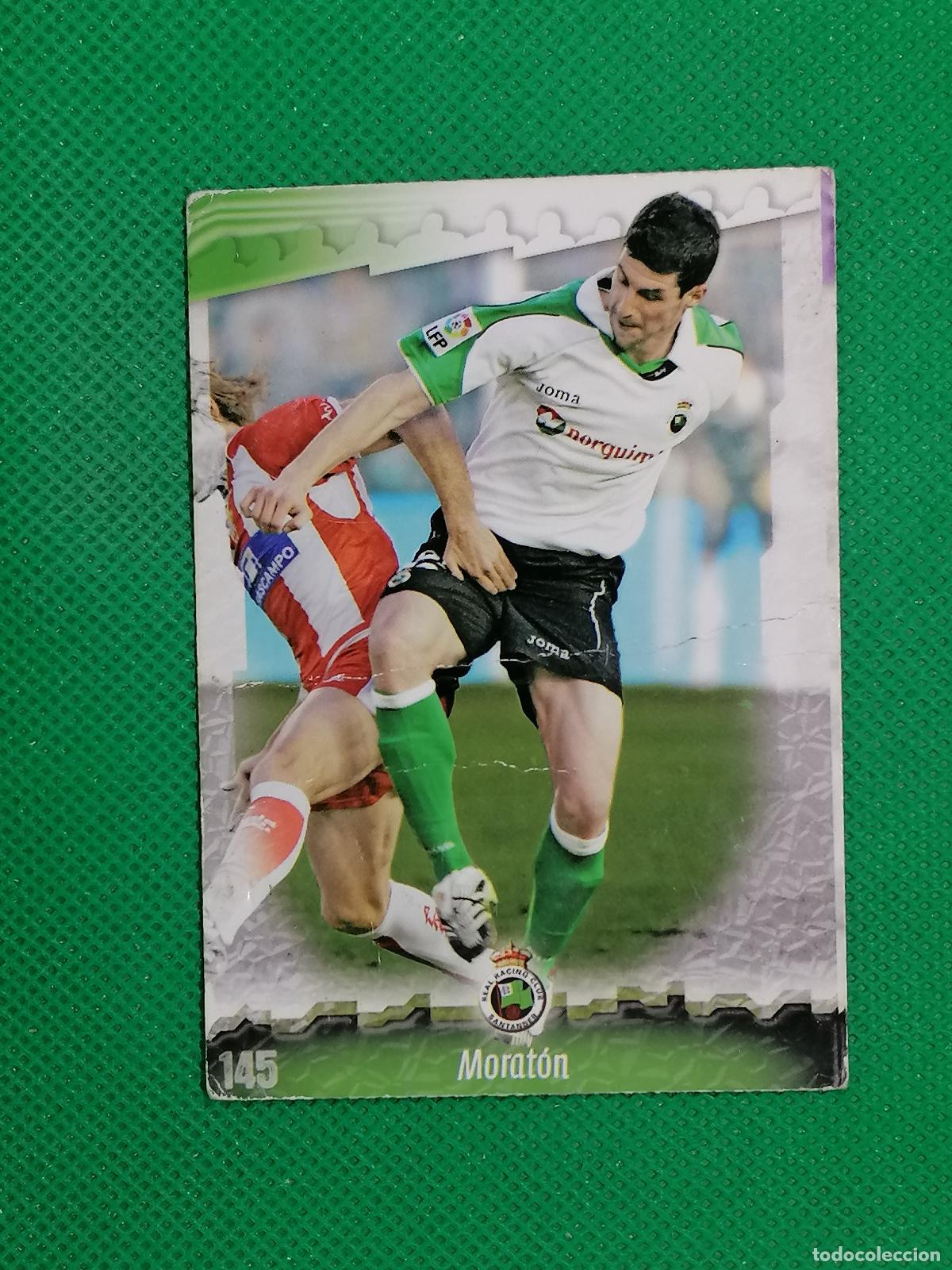 Cromos de Futebol: 145 MORATON RACING SANTANDER ⚽ MUNDICROMO LAS FICHAS DE LA LIGA 08 09 2008 2009 ⚽