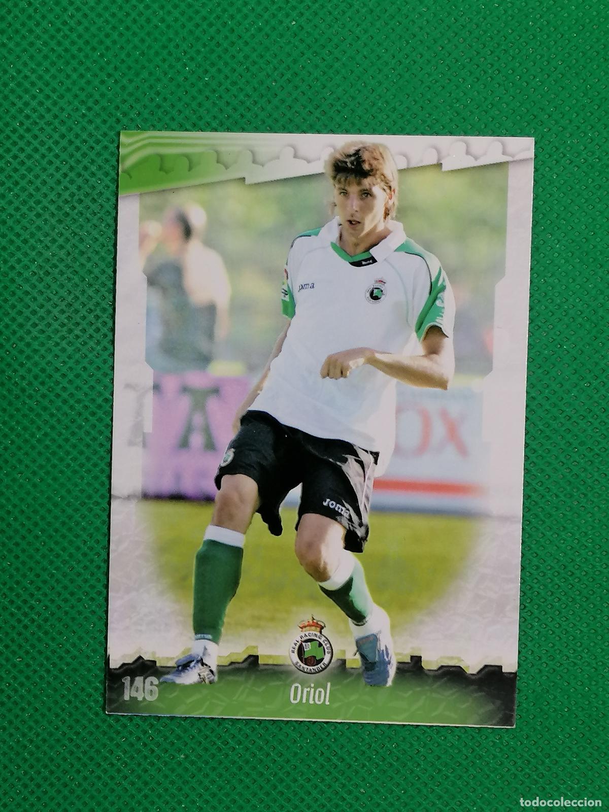 Cromos de Futebol: 146 ORIOL RACING SANTANDER ⚽ MUNDICROMO LAS FICHAS DE LA LIGA 08 09 2008 2009 ⚽