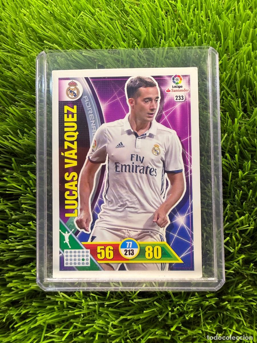 Cromos de f&uacute;tbol: N&ordm; 233 Lucas V&aacute;zquez Real Madrid CF Adrenalyn XL 16 17