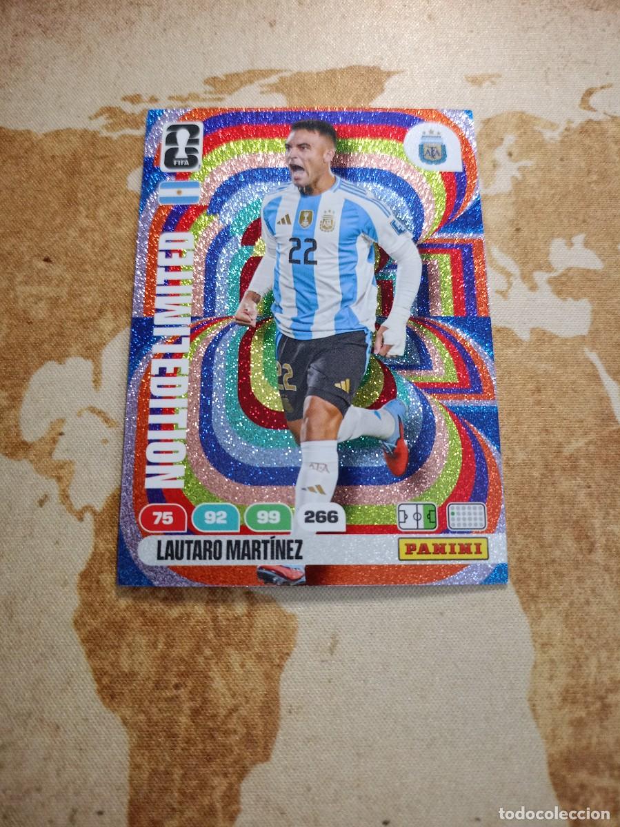 Cromos de f&uacute;tbol: Limited Edition LAUTARO MART&Iacute;NEZ Adrenalyn WORLD cup 2026