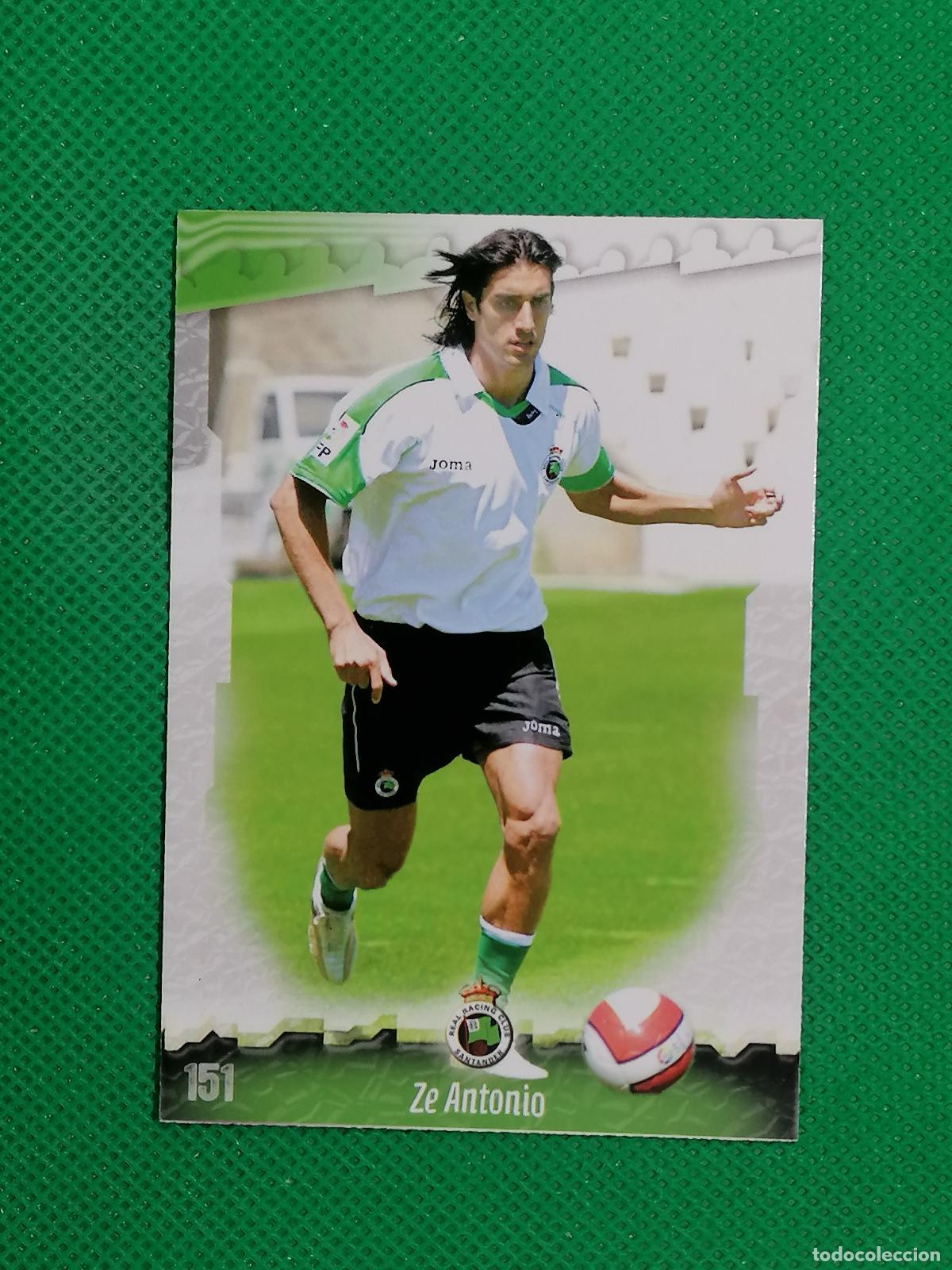 Cromos de f&uacute;tbol: 151 ZE ANTONIO RACING SANTANDER ⚽ MUNDICROMO LAS FICHAS DE LA LIGA 08 09 2008 2009 ⚽