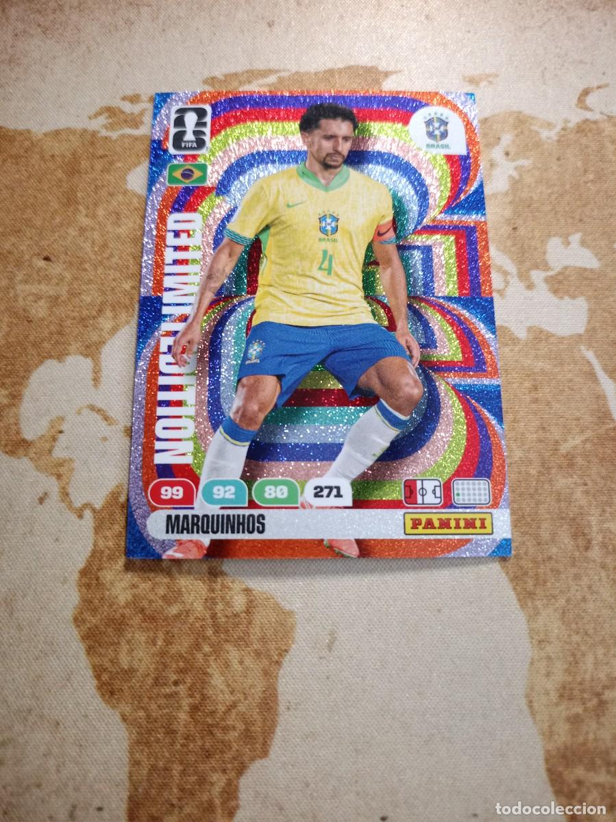 Cromos de f&uacute;tbol: Limited Edition MARQUINHOS Adrenalyn WORLD cup 2026