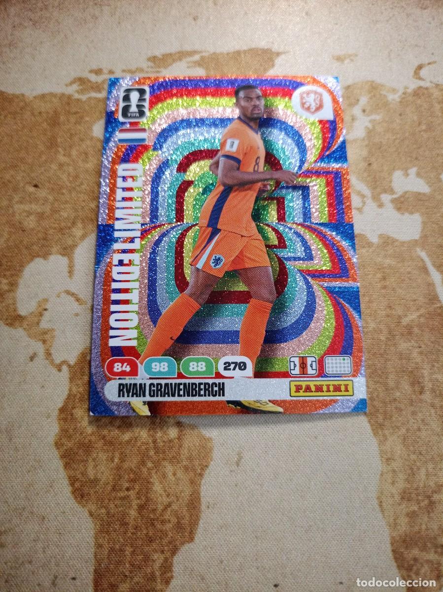 Cromos de f&uacute;tbol: Limited Edition RYAN GRAVENBERCH Adrenalyn WORLD cup 2026