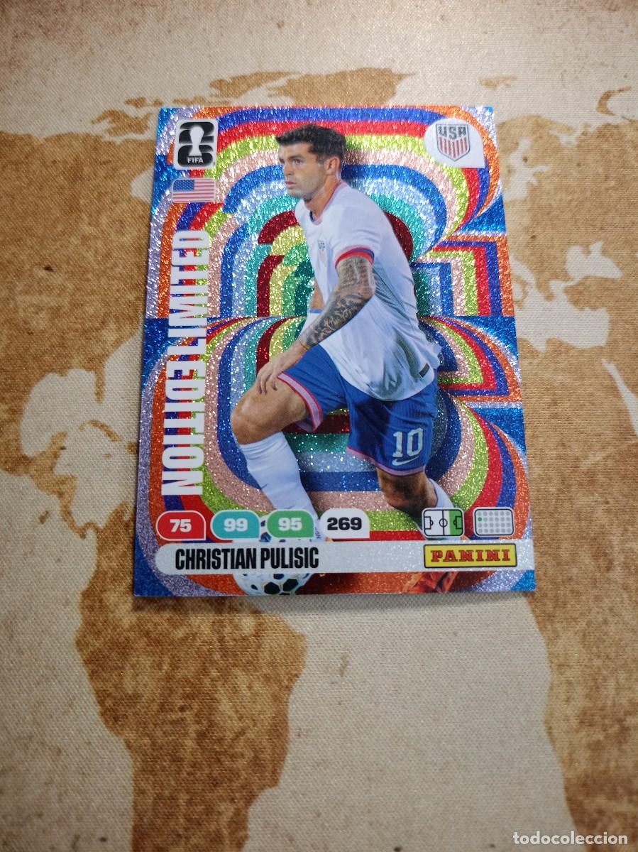 Cromos de f&uacute;tbol: Limited Edition CHRISTIAN PULISIC Adrenalyn WORLD cup 2026