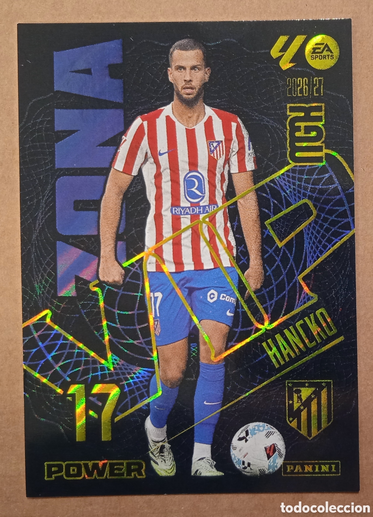 Cromos de f&uacute;tbol: HANCKO ATLETICO MADRID 2026 27 PANINI MEGACRACKS POWER ZONA VIP 397P