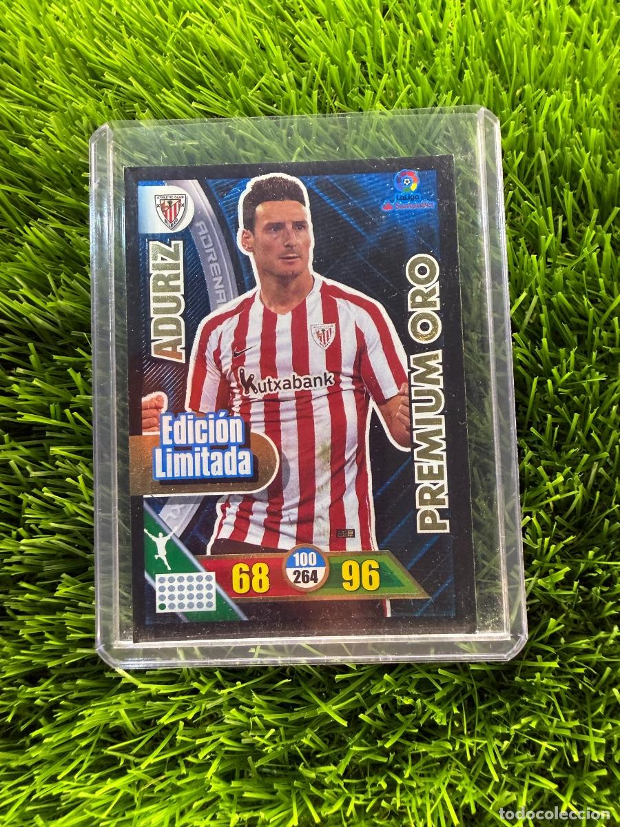 Fu&szlig;ball-Sticker: Aduriz Edici&oacute;n Limitada Athletic Club Adrenalyn XL 16 17