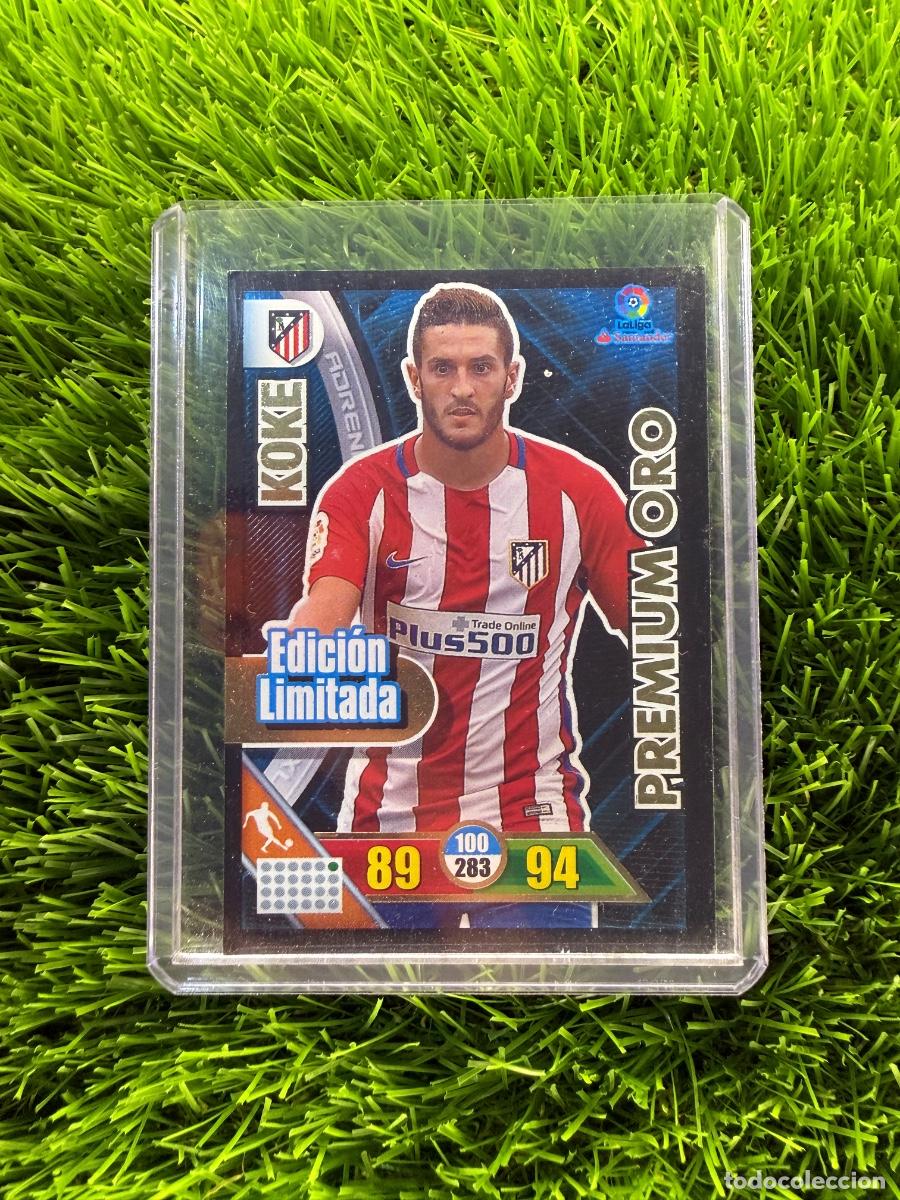 Cromos de f&uacute;tbol: Koke Edici&oacute;n Limitada Atl&eacute;tico de Madrid Adrenalyn XL 16 17