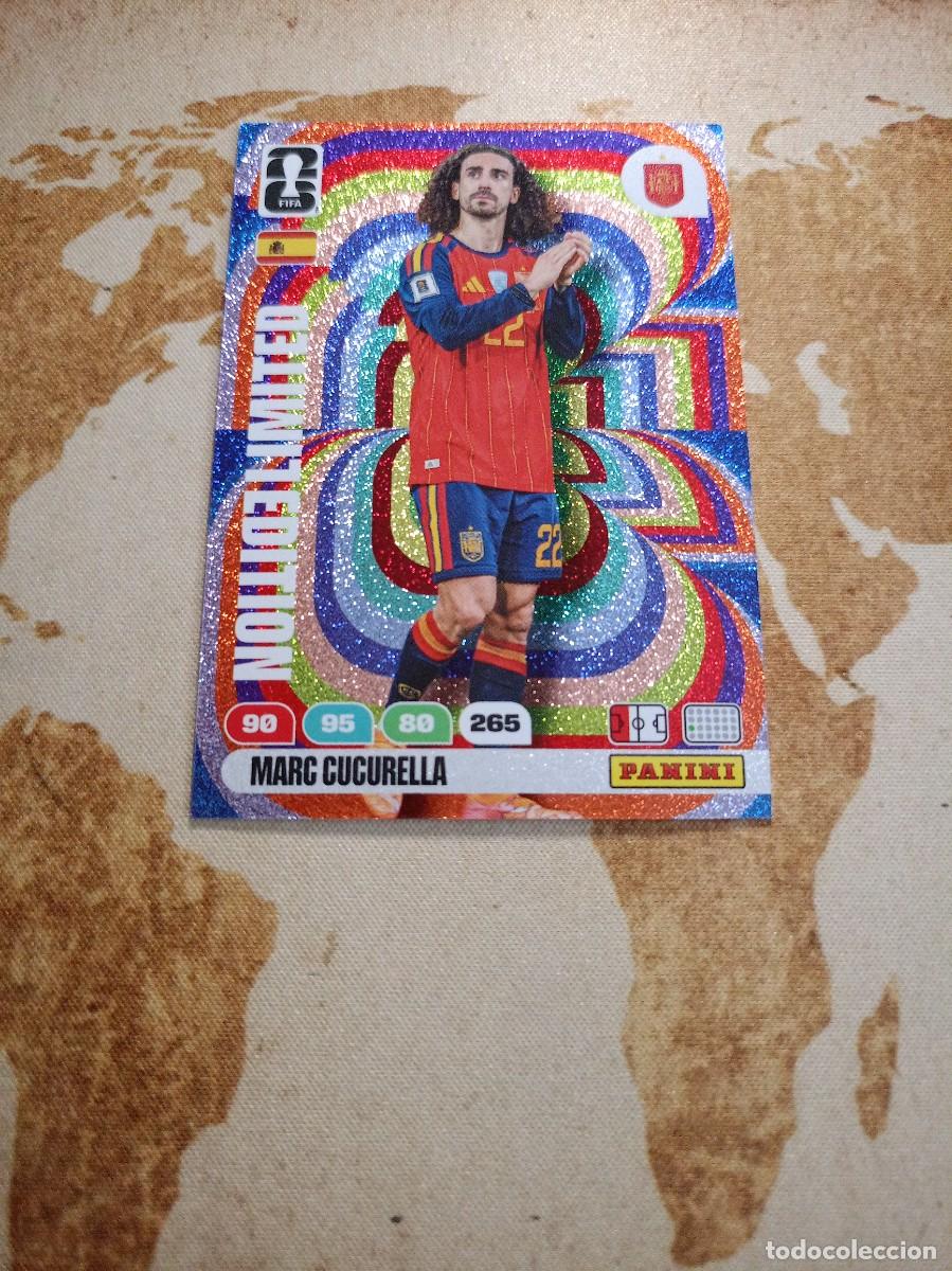 Cromos de f&uacute;tbol: Limited Edition MARC CUC&Uacute;RELLA Adrenalyn WORLD cup 2026