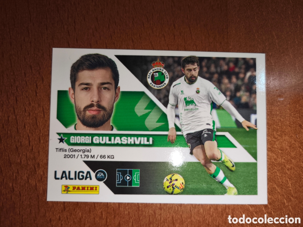 Cromos de f&uacute;tbol: Guliashvili n&deg;17 liga este 26/27 Racing