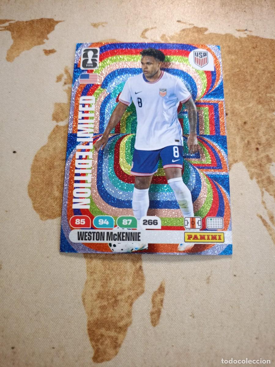 Cromos de f&uacute;tbol: Limited Edition WESTON MCKENNIE Adrenalyn WORLD cup 2026