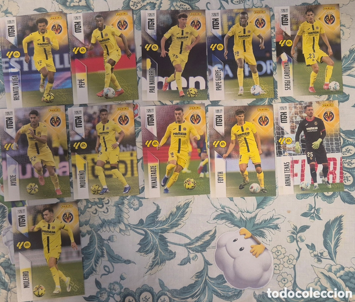 Cromos de f&uacute;tbol: Lote villareal megacracks 26 27 [ 11 cards ]