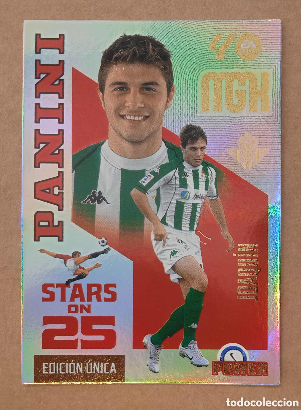 Cromos de f&uacute;tbol: JOAQUIN REAL BETIS STARS ON 45 PANINI MEGACRACKS POWER 431P