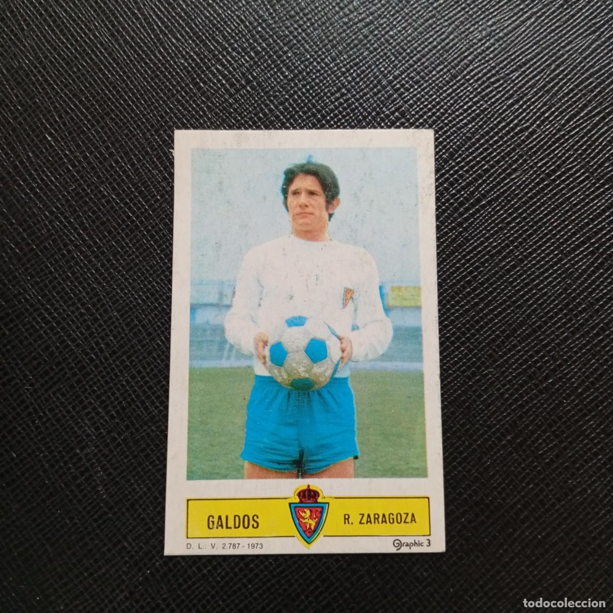 Cromos de f&uacute;tbol: GALDOS ZARAGOZA ESTE 1973 1974 CROMO FUTBOL LIGA 73 74 - DESPEGADO - A205 PG41