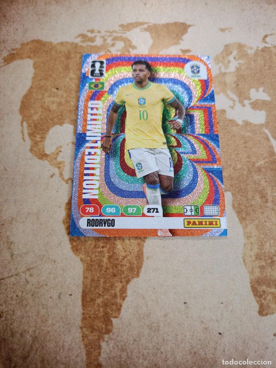 Cromos de f&uacute;tbol: Limited Edition RODRYGO Adrenalyn WORLD cup 2026