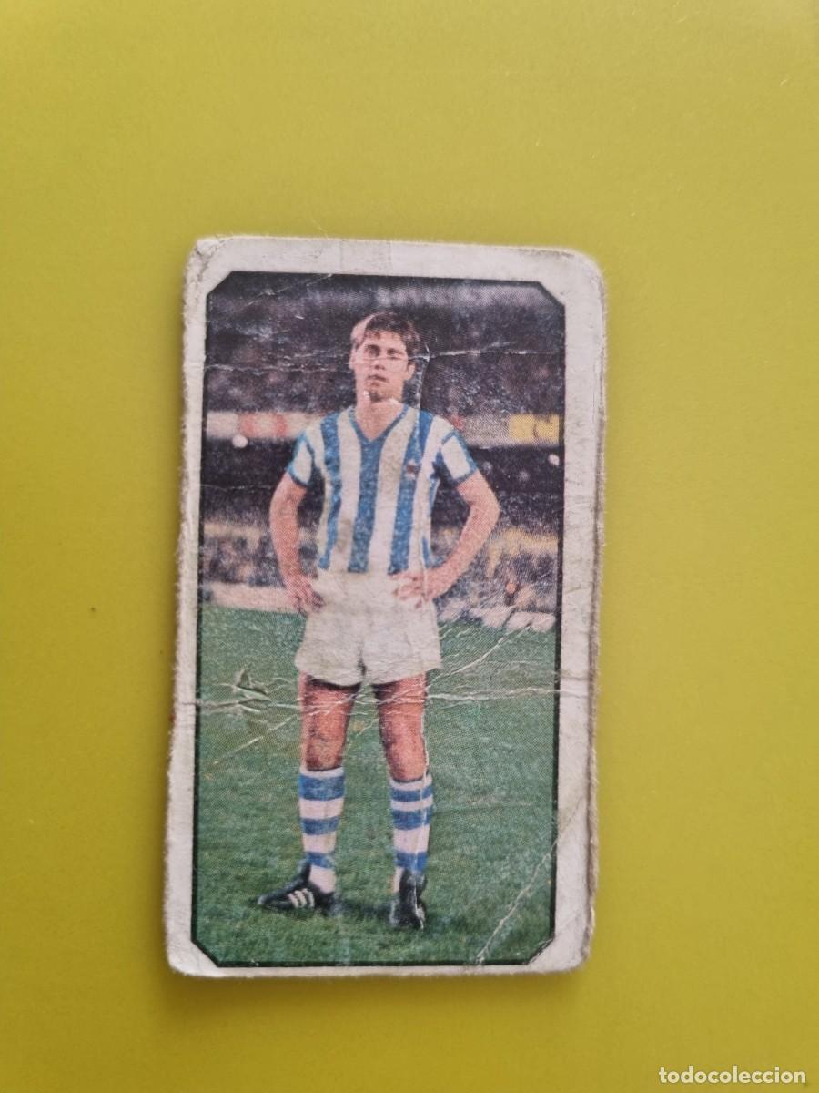 Cromos de f&uacute;tbol: CROMO FUTBOL LIGA ESTE 77 78 1977 1978 NUNCA PEGADO SIN PEGAR LOPEZ UFARTE REAL SOCIEDAD AR926 LEER