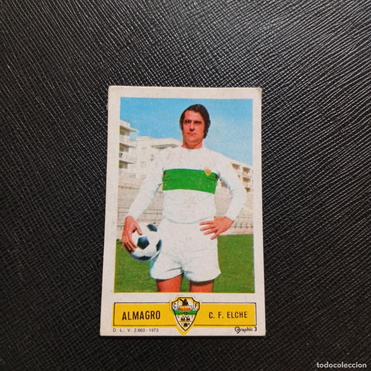 Cromos de f&uacute;tbol: ALMAGRO ELCHE ESTE 1973 1974 CROMO FUTBOL LIGA 73 74 - DESPEGADO - A205 PG46