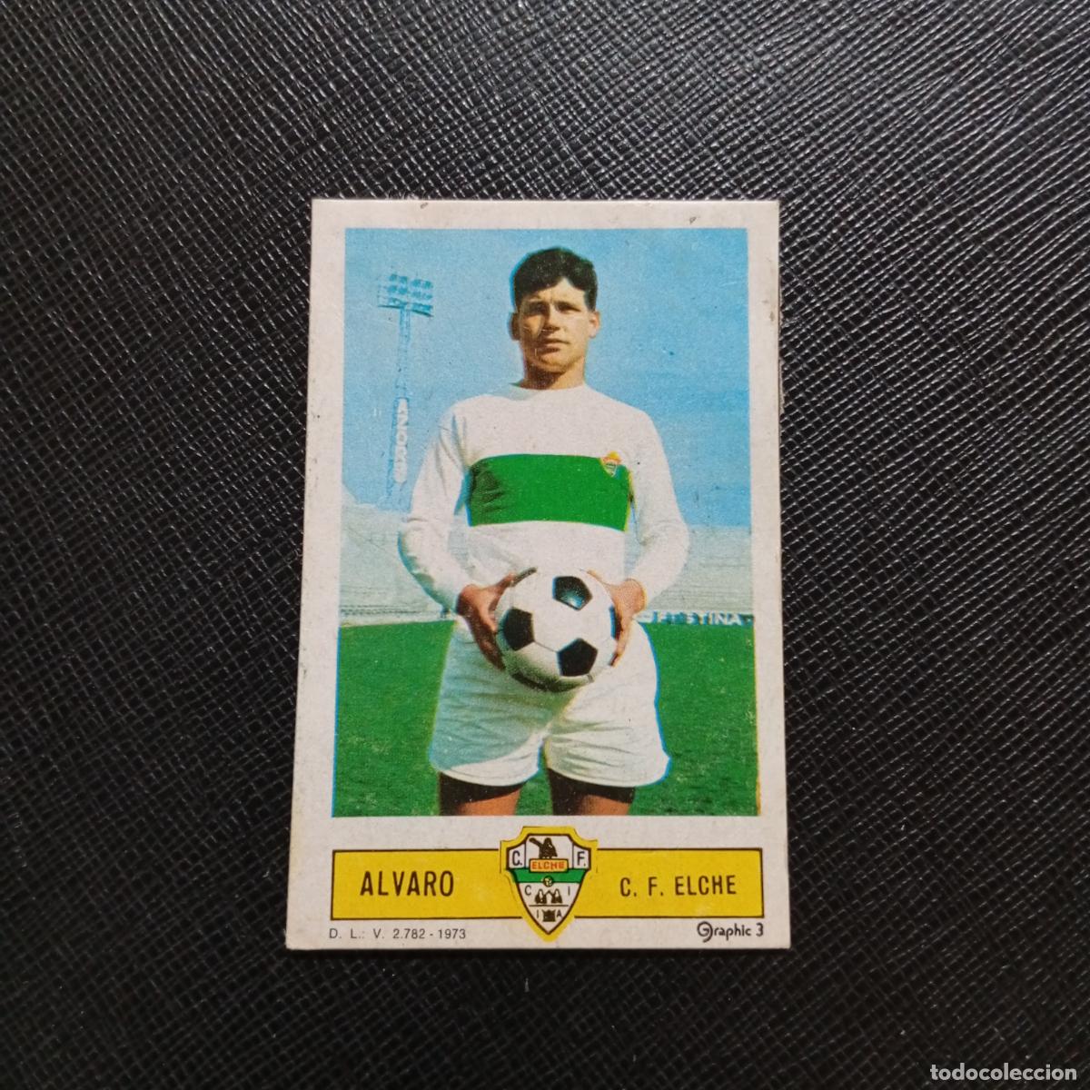 Cromos de f&uacute;tbol: ALVARO ELCHE ESTE 1973 1974 CROMO FUTBOL LIGA 73 74 - DESPEGADO - A205 PG56