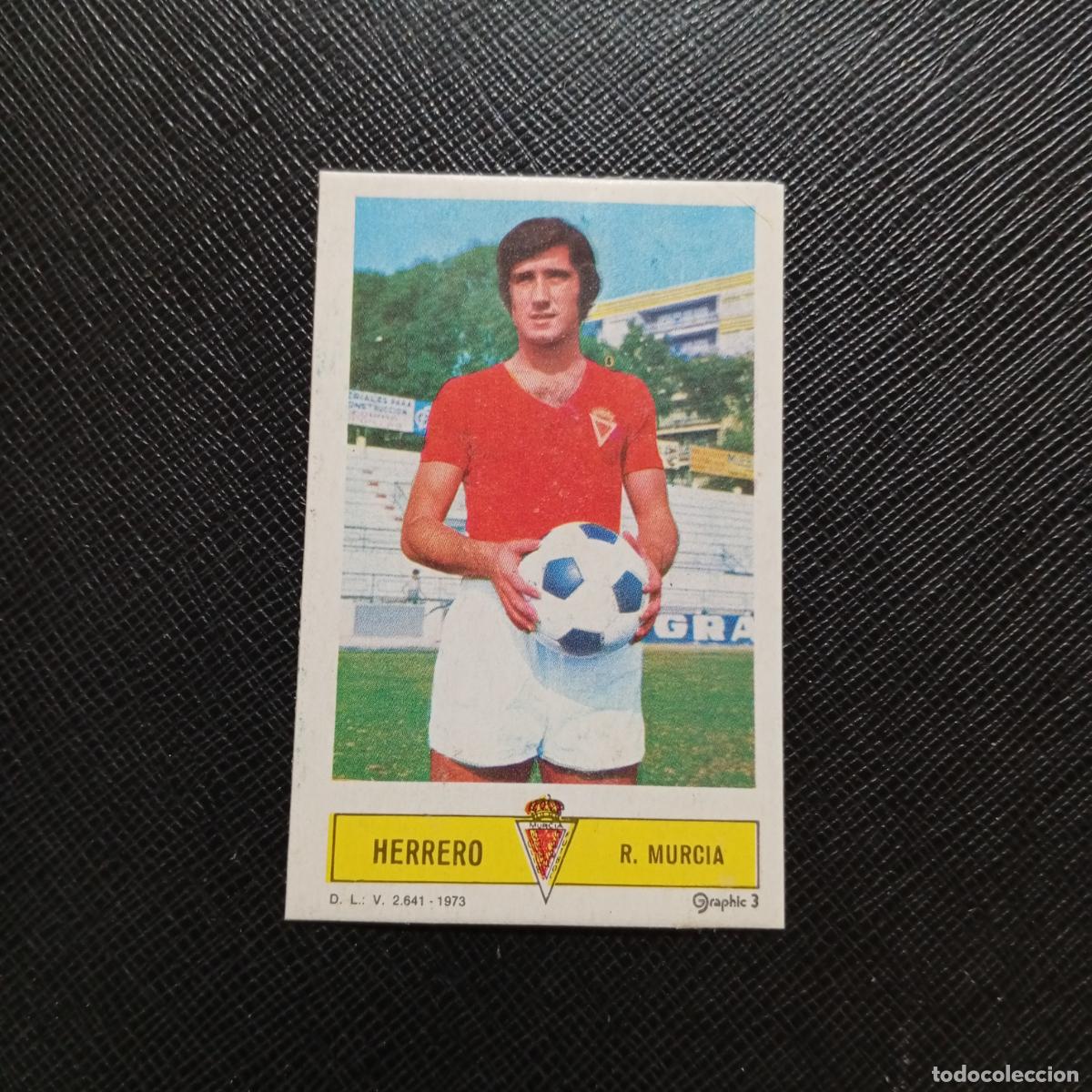 Cromos de f&uacute;tbol: HERRERO MURCIA ESTE 1973 1974 CROMO FUTBOL LIGA 73 74 - DESPEGADO - A205 PG63