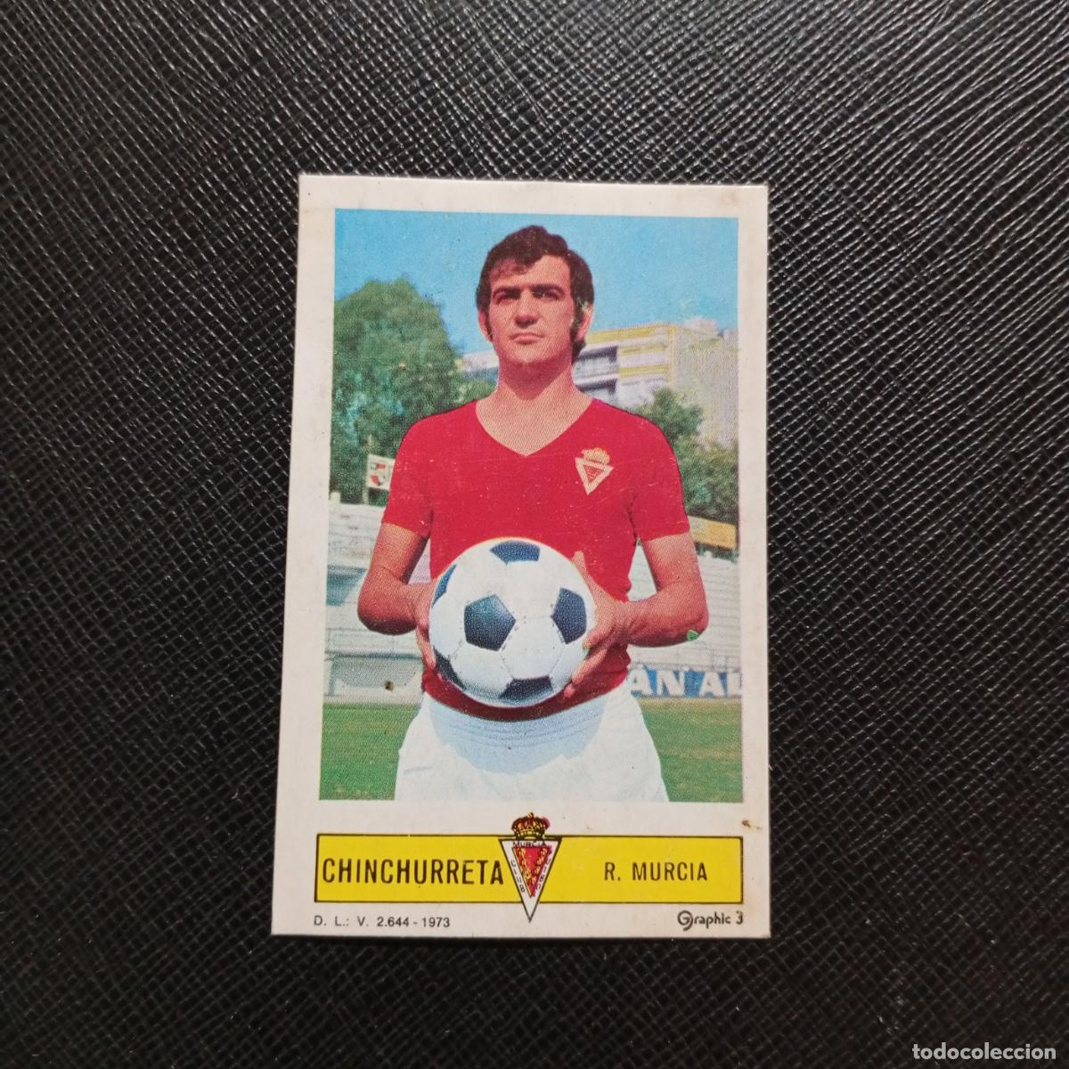 Cromos de f&uacute;tbol: CHINCHURRETA MURCIA ESTE 1973 1974 CROMO FUTBOL LIGA 73 74 - DESPEGADO - A205 PG63
