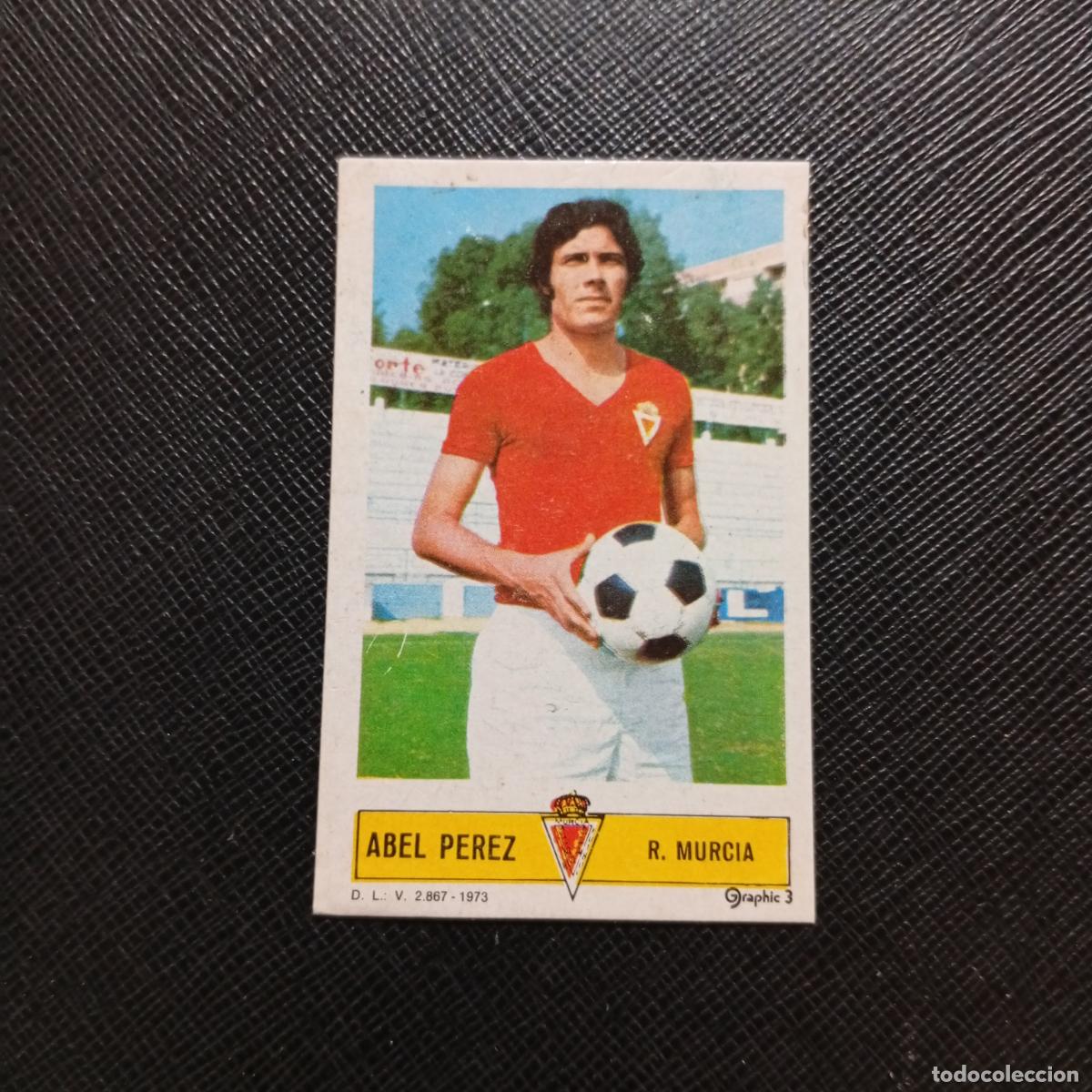 Cromos de f&uacute;tbol: ABEL PEREZ MURCIA ESTE 1973 1974 CROMO FUTBOL LIGA 73 74 - DESPEGADO - A205 PG63