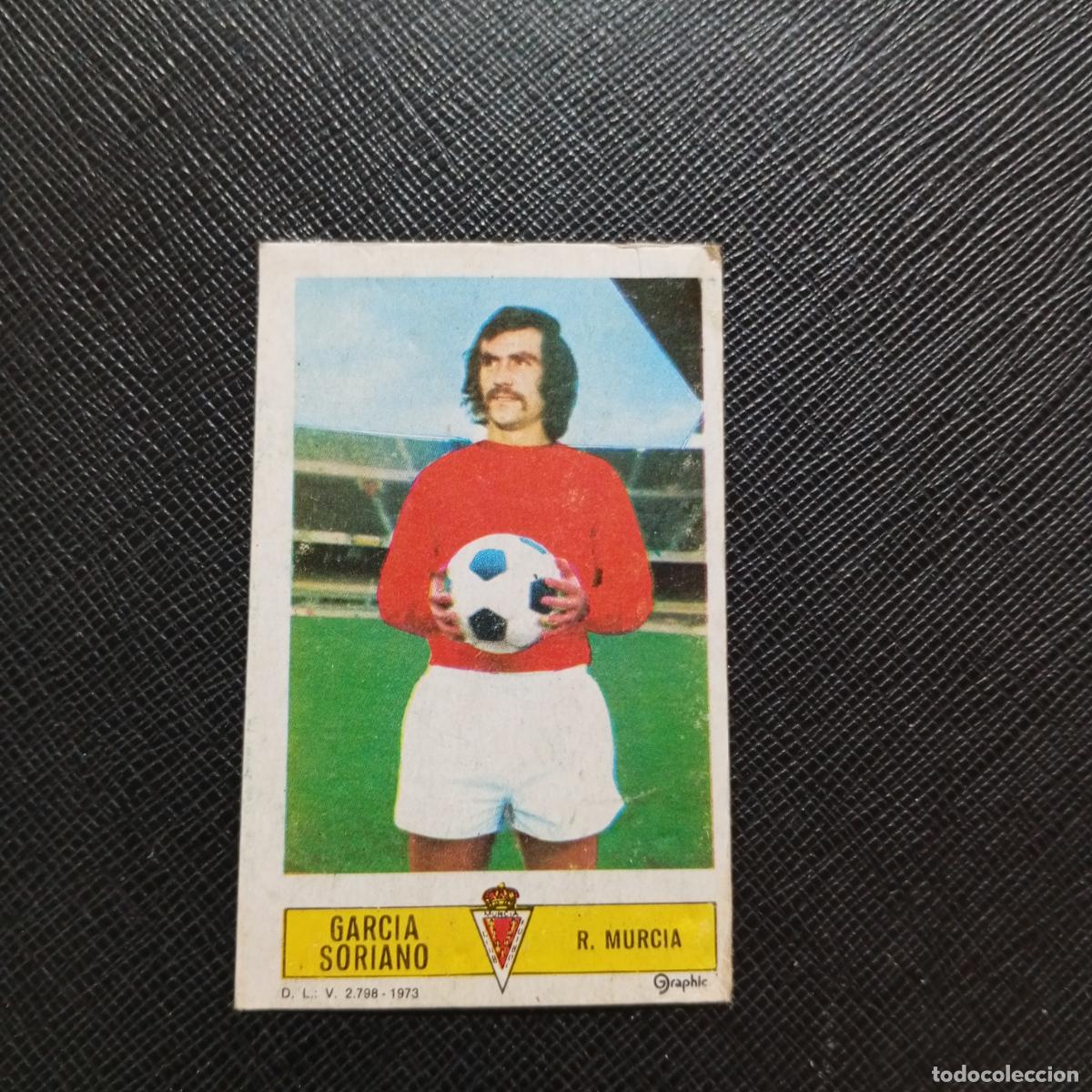 Cromos de f&uacute;tbol: GARCIA SORIANO MURCIA ESTE 1973 1974 CROMO FUTBOL LIGA 73 74 - DESPEGADO - A210 PG163