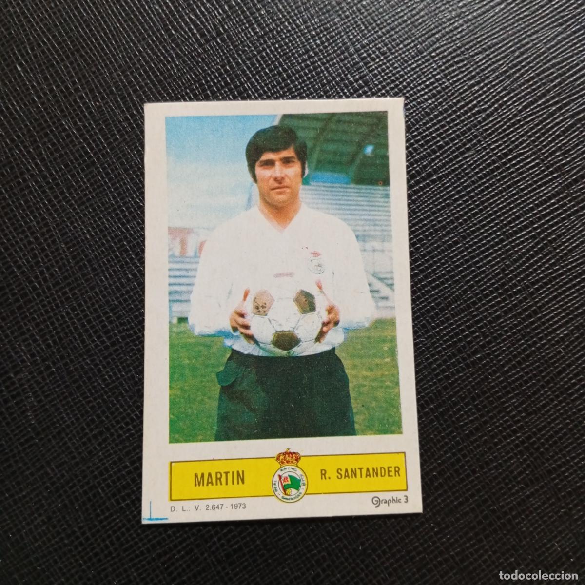 Football Stickers: MARTIN RACING SANTANDER ESTE 1973 1974 CROMO FUTBOL LIGA 73 74 - DESPEGADO - A210 PG10
