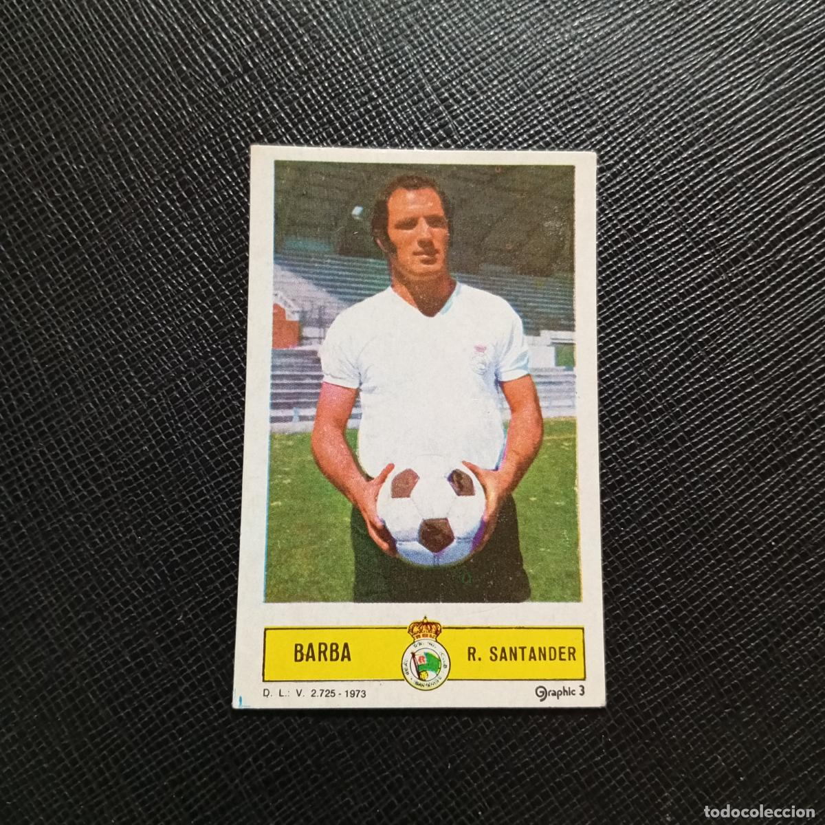 Cromos de f&uacute;tbol: BARBA RACING SANTANDER ESTE 1973 1974 CROMO FUTBOL LIGA 73 74 - DESPEGADO - A210 PG10