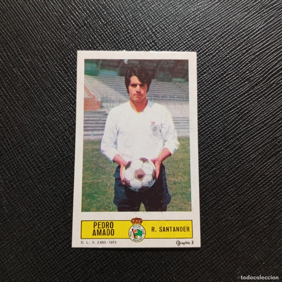 Cromos de f&uacute;tbol: PEDRO AMADO RACING SANTANDER ESTE 1973 1974 CROMO FUTBOL LIGA 73 74 - DESPEGADO - A210 PG10