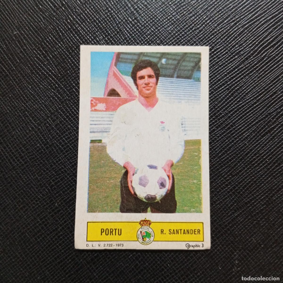 Cromos de f&uacute;tbol: PORTU RACING SANTANDER ESTE 1973 1974 CROMO FUTBOL LIGA 73 74 - DESPEGADO - A210 PG19