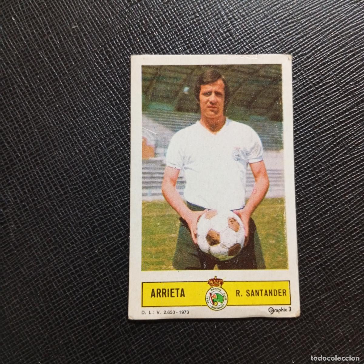 Cromos de f&uacute;tbol: ARRIETA RACING SANTANDER ESTE 1973 1974 CROMO FUTBOL LIGA 73 74 - DESPEGADO - A210 PG19