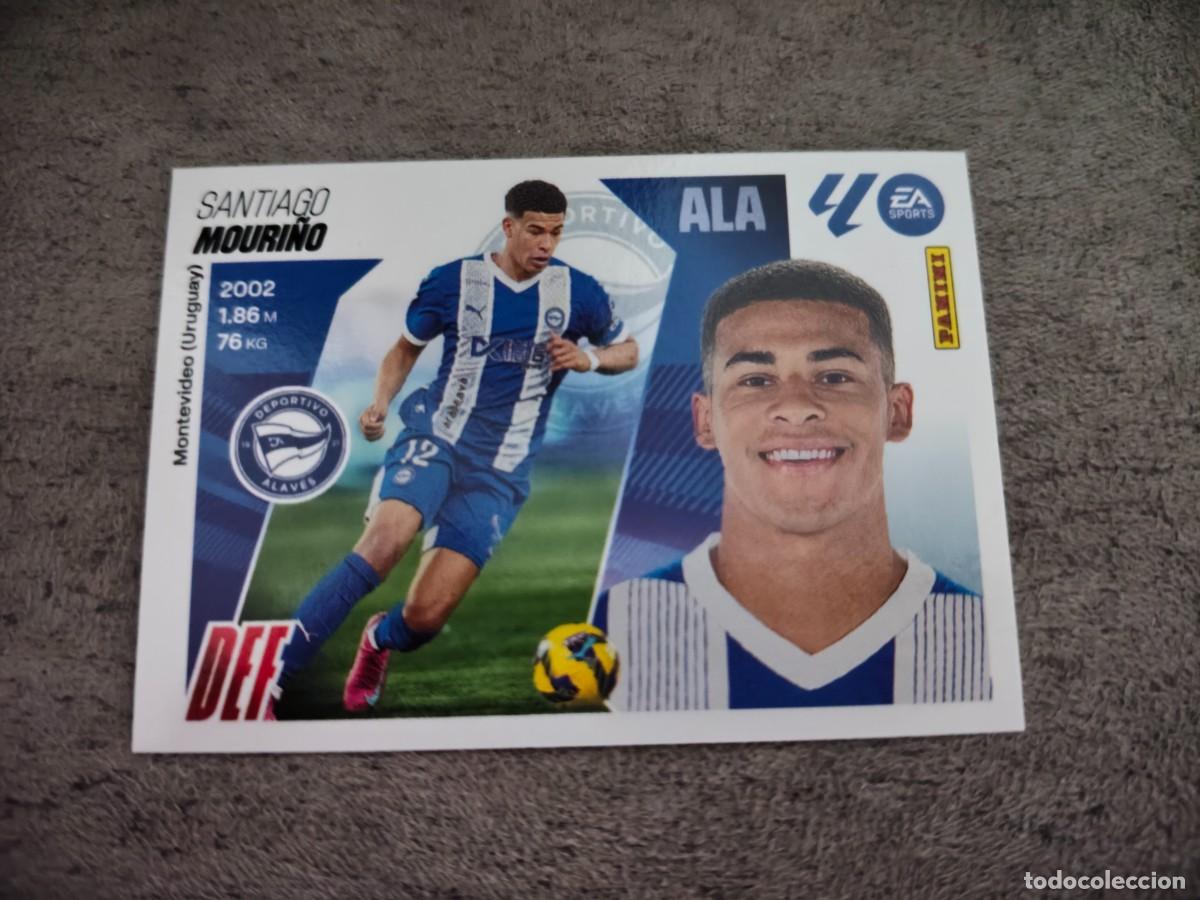 Cromos de f&uacute;tbol: Cromo 8 SANTIAGO MOURI&Ntilde;O D. ALAV&Eacute;S. Colecci&oacute;n LALIGA F&uacute;tbol 2025-2026 PANINI Nuevo