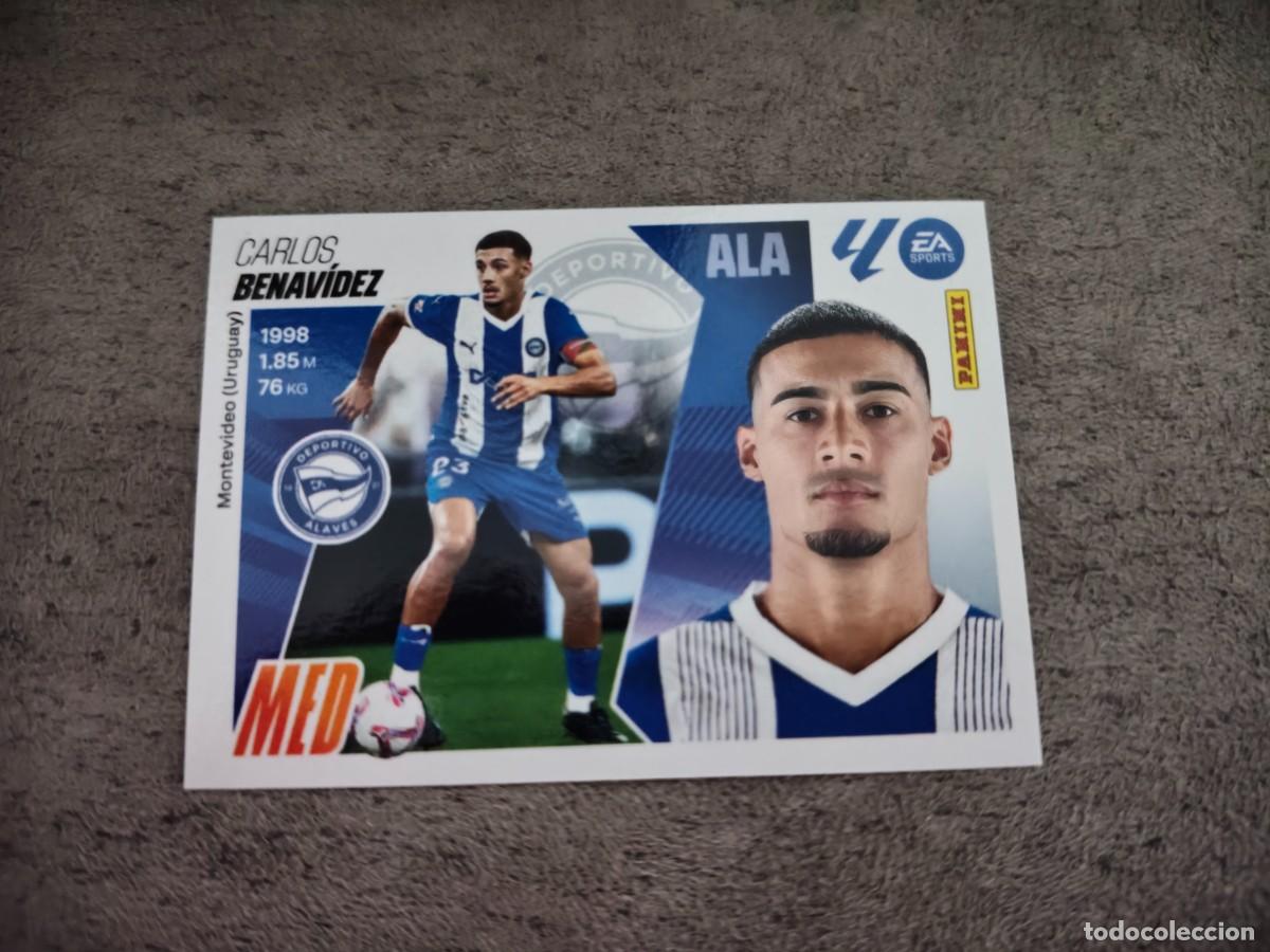 Cromos de f&uacute;tbol: Cromo 12 CARLOS BENAV&Iacute;DEZ D. ALAV&Eacute;S. Colecci&oacute;n LALIGA F&uacute;tbol 2025-2026 PANINI Nuevo