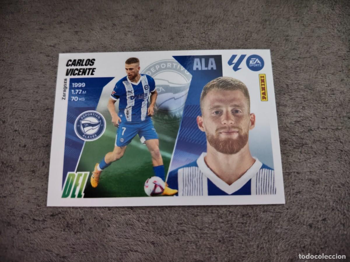 Cromos de f&uacute;tbol: Cromo 17 CARLOS VICENTE D. ALAV&Eacute;S. Colecci&oacute;n LALIGA F&uacute;tbol 2025-2026 PANINI Nuevo