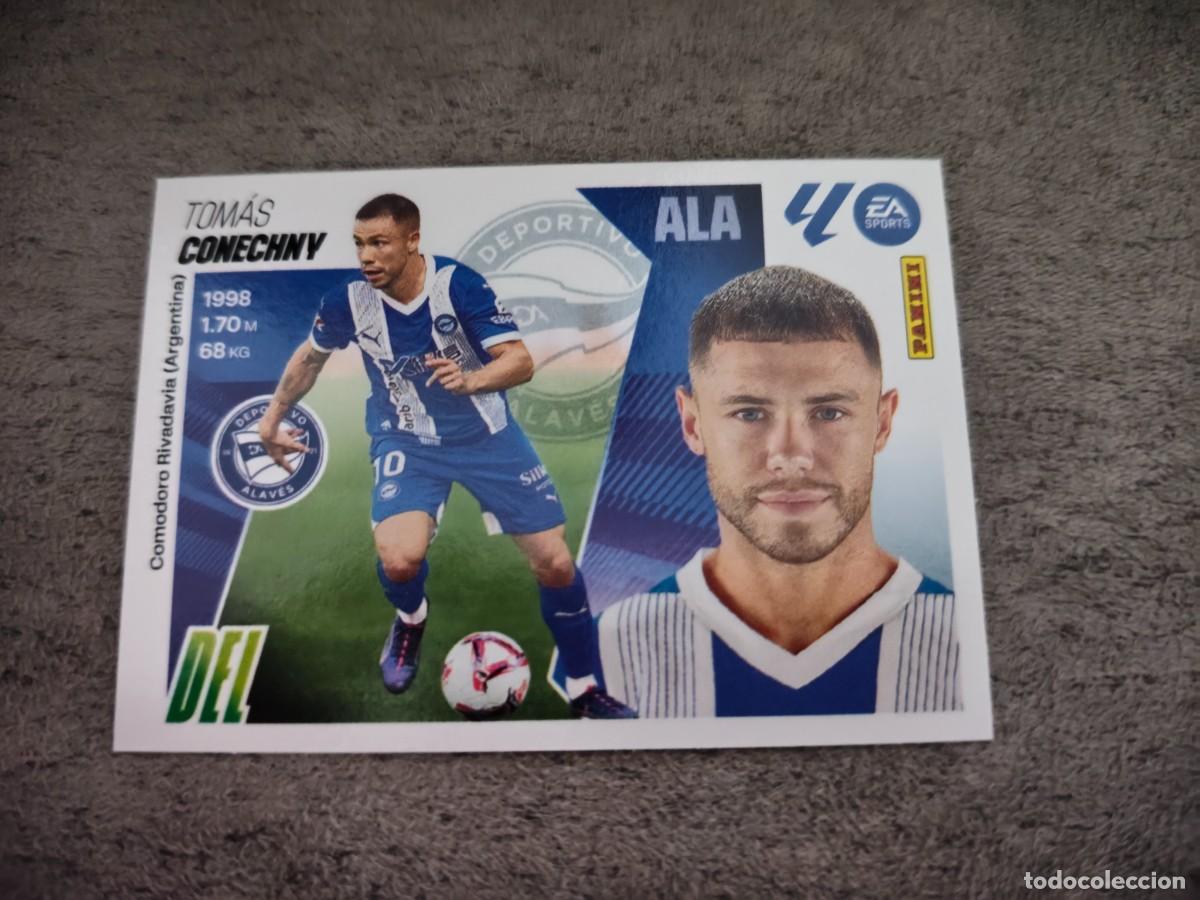 Cromos de f&uacute;tbol: Cromo 19 TOM&Aacute;S CONECHNY D. ALAV&Eacute;S. Colecci&oacute;n LALIGA F&uacute;tbol 2025-2026 PANINI Nuevo