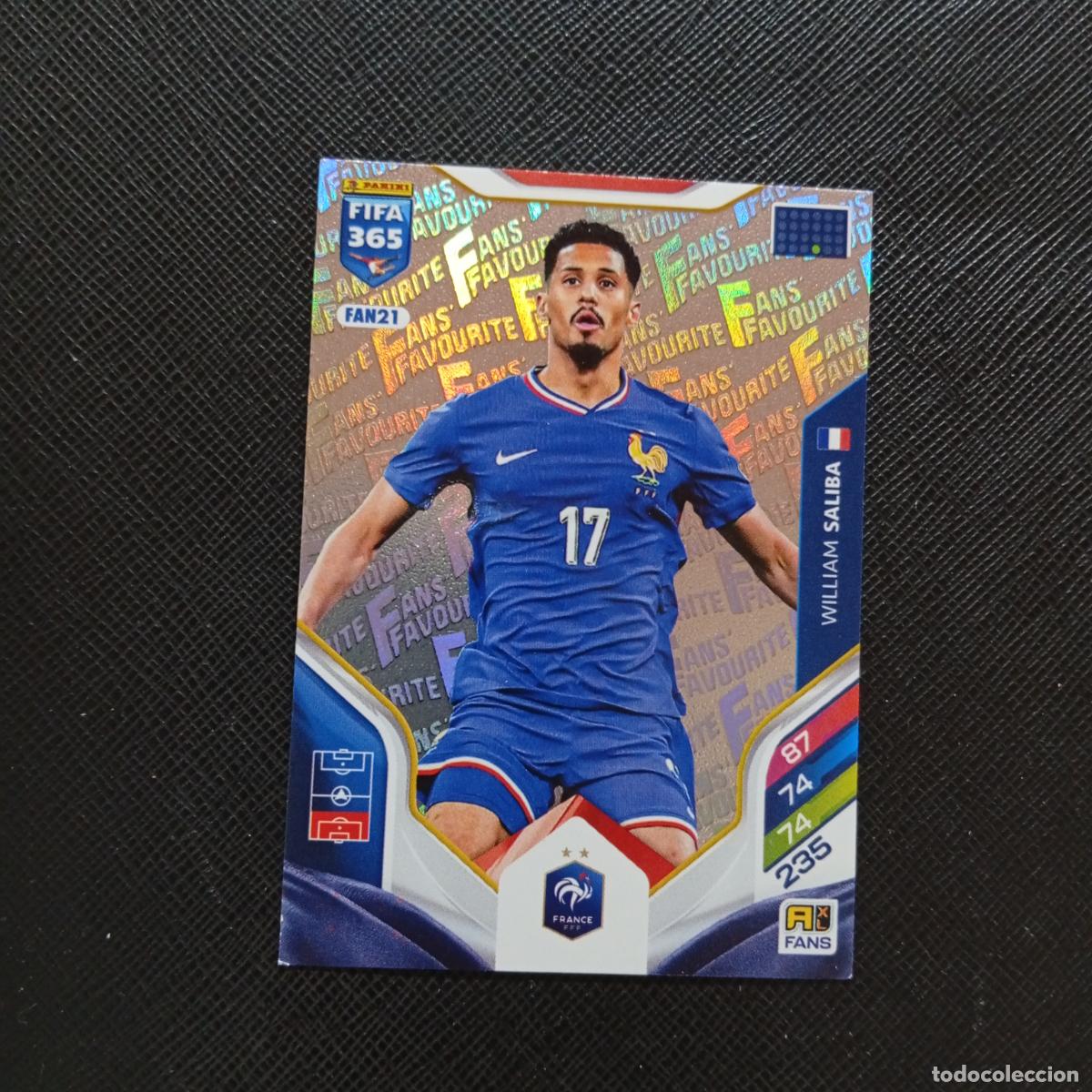 Cromos de f&uacute;tbol: FAN21 SALIBA FRANCIA ADRENALYN 2025 2026 FIFA 365 CROMO FUTBOL 25 26 - A215 PG217