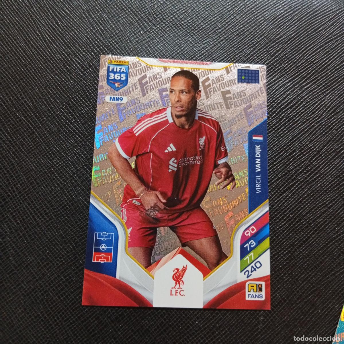 Cromos de f&uacute;tbol: FAN9 VAN DIJK LIVERPOOL ADRENALYN 2025 2026 FIFA 365 CROMO FUTBOL 25 26 - A215 PG217