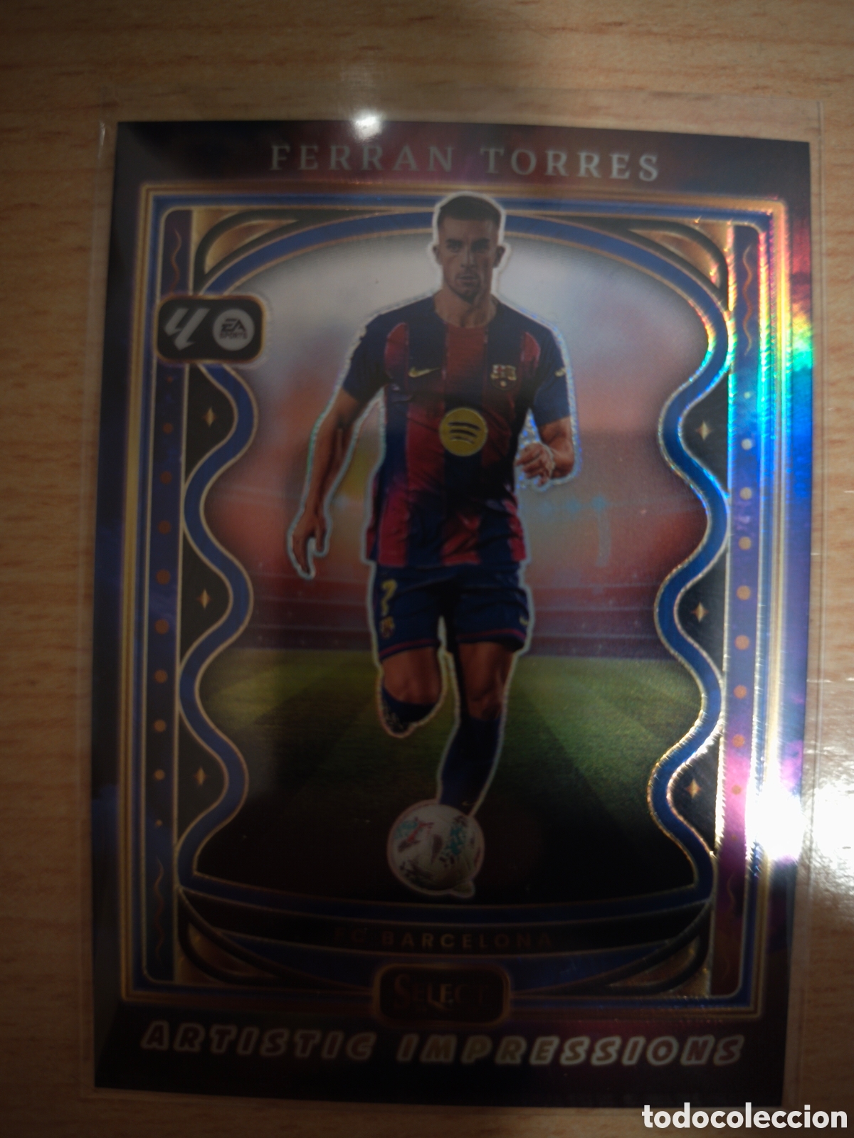 Cromos de f&uacute;tbol: FERRAN TORRES ARTISTIC IMPRESSIONS FC BARCELONA SELECT LA LIGA CASE HIT 2025 2026 PANINI 25 26