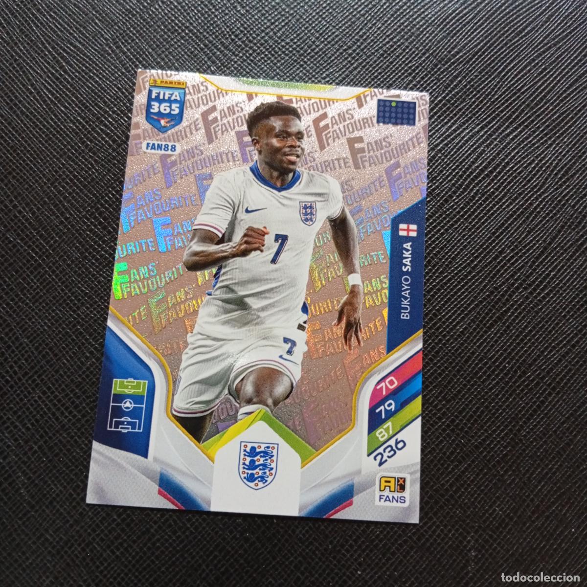 Cromos de f&uacute;tbol: FAN88 SAKA INGLATERRA ADRENALYN 2025 2026 FIFA 365 CROMO FUTBOL 25 26 - A215 PG40