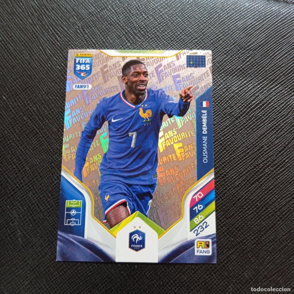 Cromos de f&uacute;tbol: FAN91 DEMBELE FRANCIA ADRENALYN 2025 2026 FIFA 365 CROMO FUTBOL 25 26 - A215 PG40