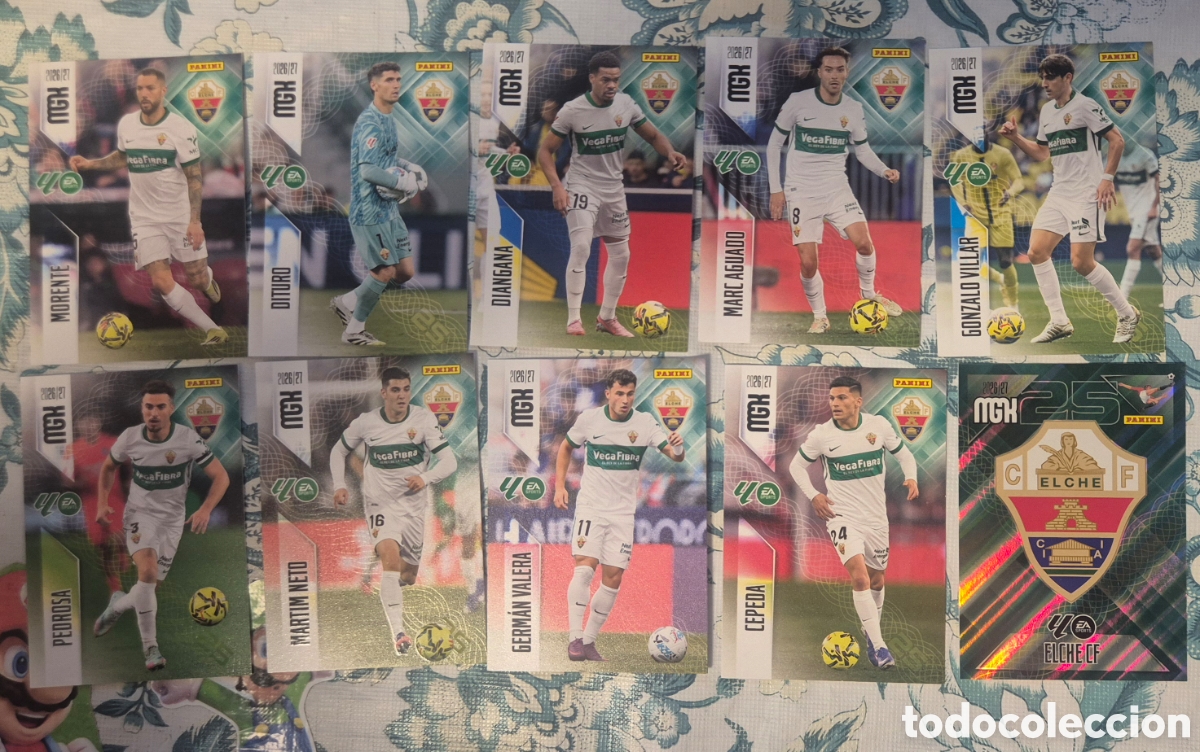 Fu&szlig;ball-Sticker: Lote elche megacracks 26 27 ( 10 cards )