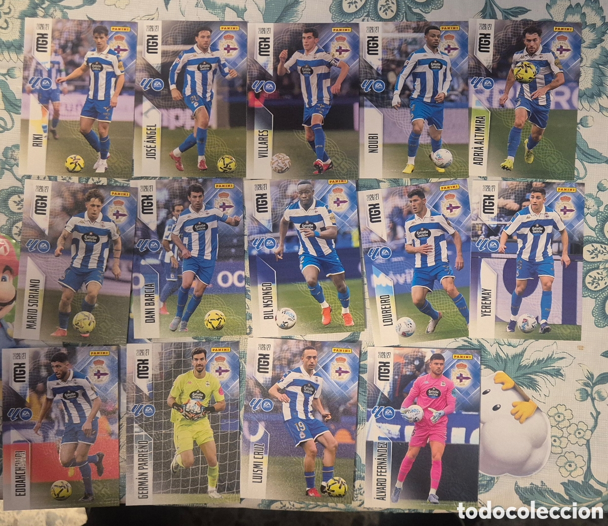 Fu&szlig;ball-Sticker: Lote deportivo de la Coru&ntilde;a megacracks ( 14 cards )