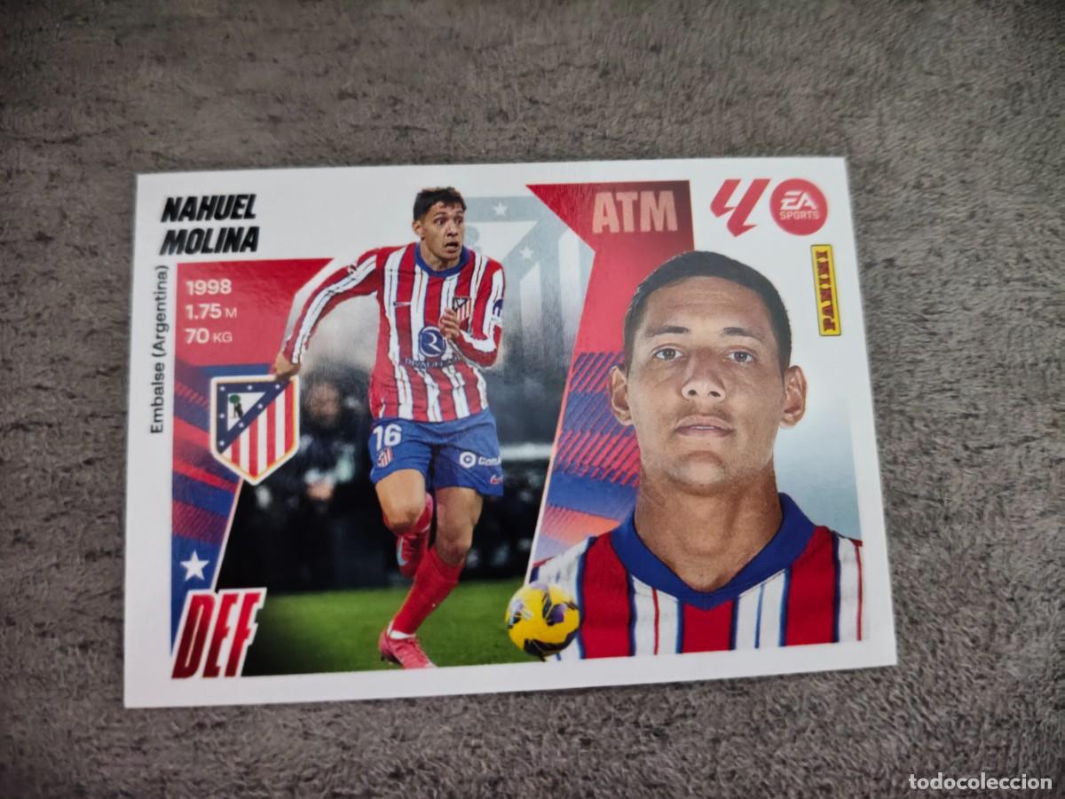 Cromos de f&uacute;tbol: Cromo 5 NAHUEL MOLINA ATL&Eacute;TICO DE MADRID. Colecci&oacute;n LALIGA F&uacute;tbol 2025-2026 PANINI Nuevo