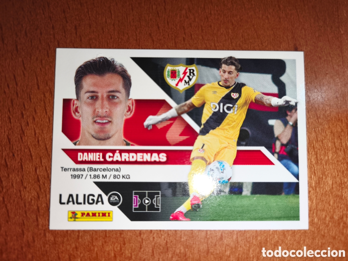Cromos de f&uacute;tbol: C&aacute;rdenas n&deg;4 liga este 26/27 Rayo Vallecano